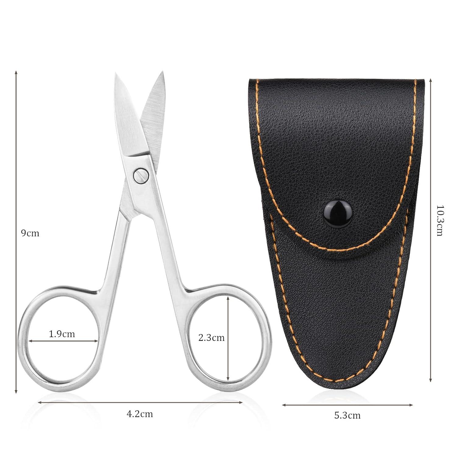 ACWOO Nagelschere Set Rostfrei Sharp Curved mit Etui