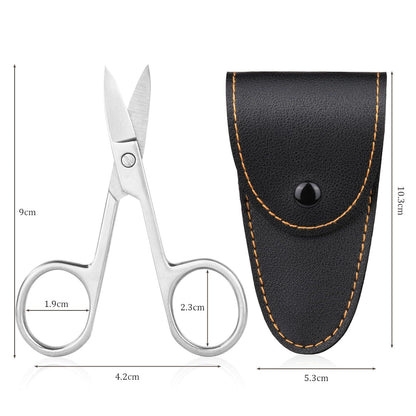 ACWOO Nagelschere Set Rostfrei Sharp Curved mit Etui