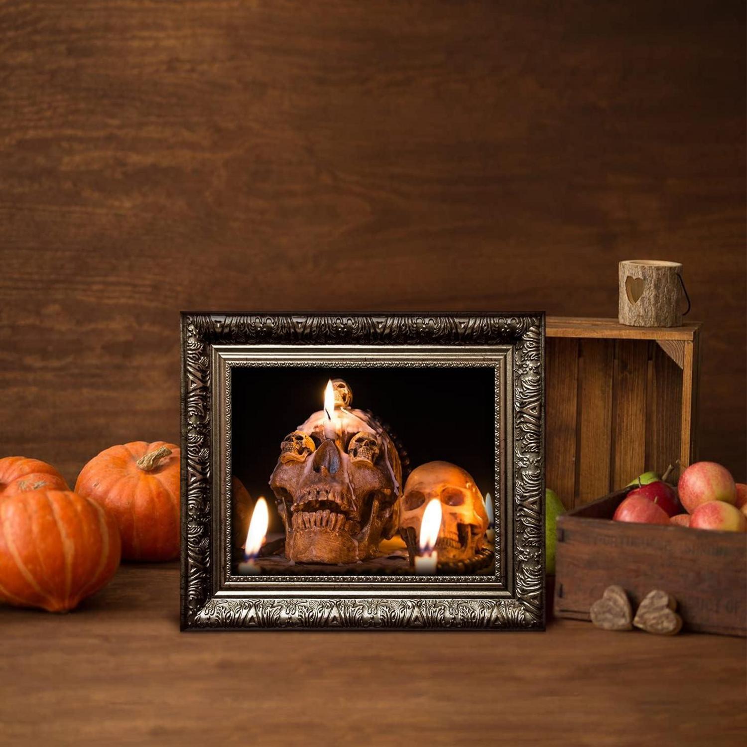 Halloween Gothic Deko Gruselige Horror Bilderrahmen Set 15