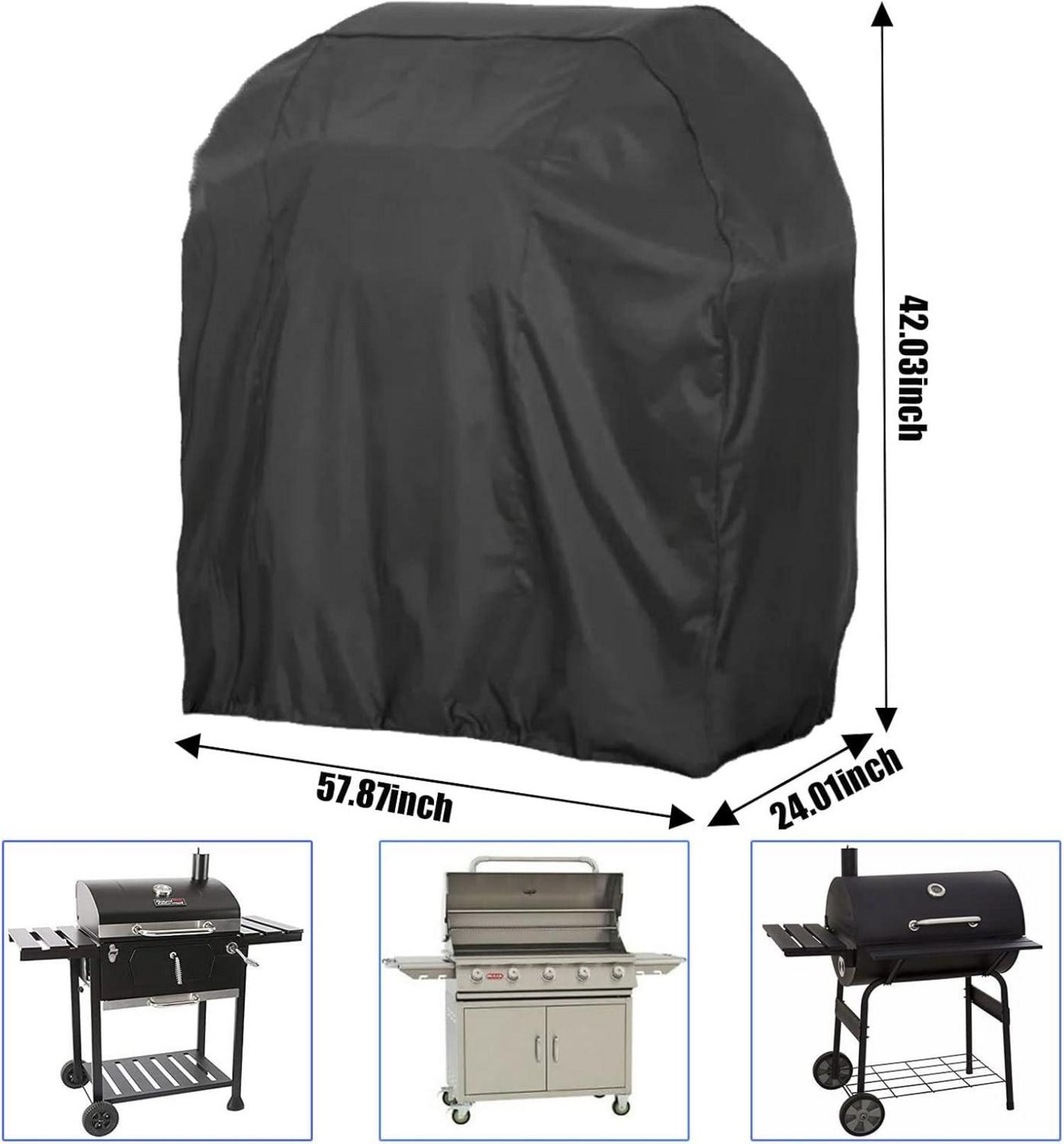 Grill Abdeckhaube 420D Oxford 147x61x122cm - Wasserdicht UV Schutz