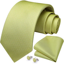 Herren Hochzeit Krawattenset Solide Krawatte Einstecktuch