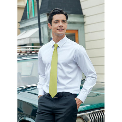 Herren Hochzeit Krawattenset Solide Krawatte Einstecktuch