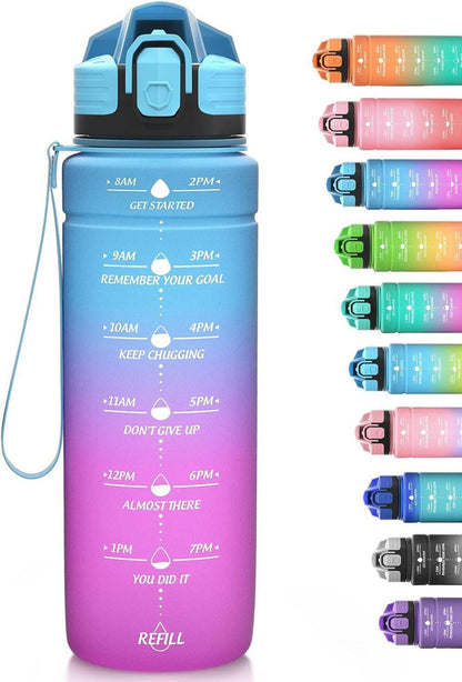 Sport Trinkflasche Kinder BPA-frei Tritan 500ml Blau