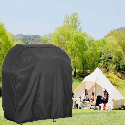 Grillabdeckung 420D Gasgrill Abdeckhaube Winterfest 117x66x117cm