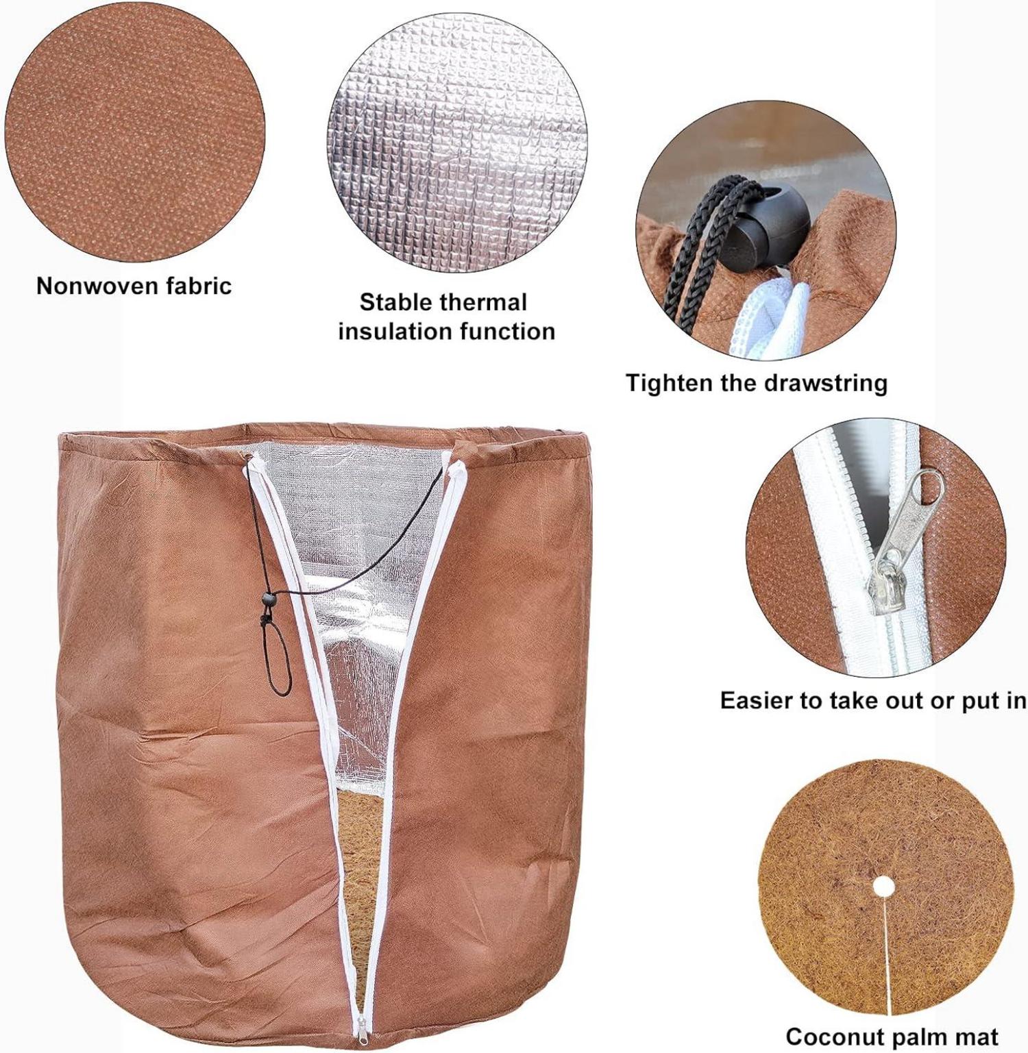 Hydrogarden Winter-Topfschutz SUPERPROTECT XLL Thermo mit Zugband 70 x