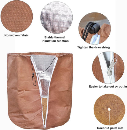 Hydrogarden Winter-Topfschutz SUPERPROTECT XLL Thermo mit Zugband 70 x