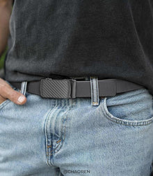CHAOREN Nylon Automatik Gürtel Herren 35mm Kohlefaser