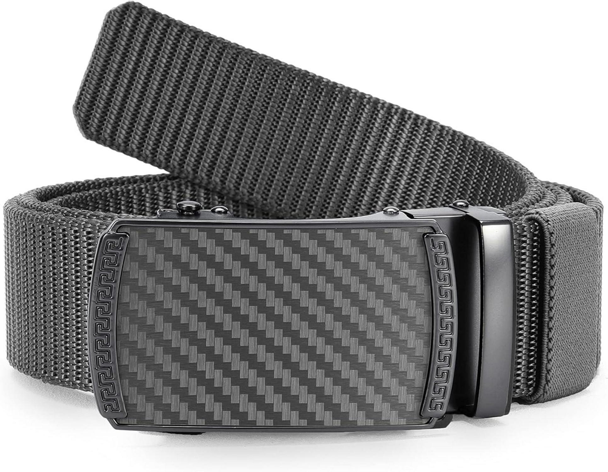 Nylon Automatik Gürtel Herren 35mm, Atmungsaktiver Stoffgürtel
