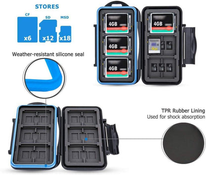 SD Micro SD TF CF Speicherkarten Aufbewahrung wasserdicht