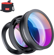 PROfezzion Weitwinkel Makro 2-in-1 Kameraobjektiv für Sony ZV-1F ZV-1