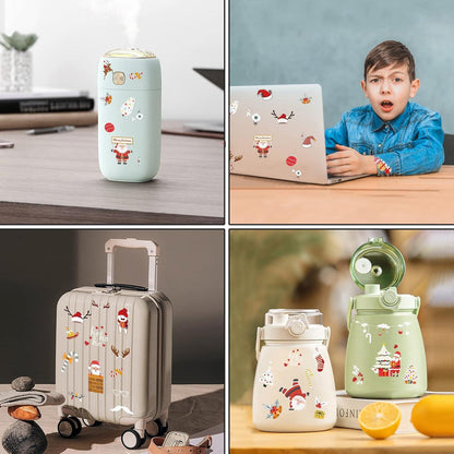 Weihnachten Temporäre Tattoos Glitzer Kinder 16 Blatt Partyfüller