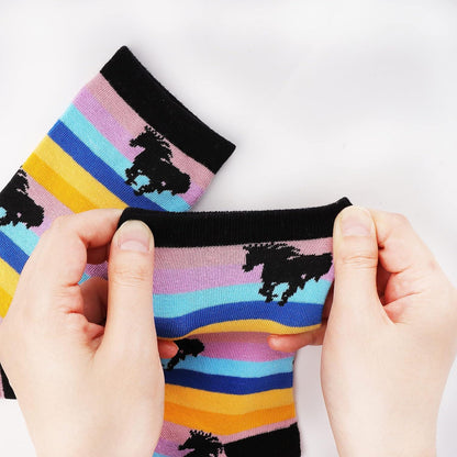 Kinder Tiermuster Socken 27-30 Baumwolle Geschenk Mädchen 4-12