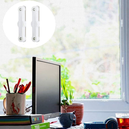 12x Fenster Fliegengitter Clips Ohne Bohren, Selbstklebend