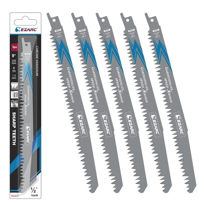 EZARC Säbelsägeblätter Set für Holz schnelle Schnitte 225mm 5TPI