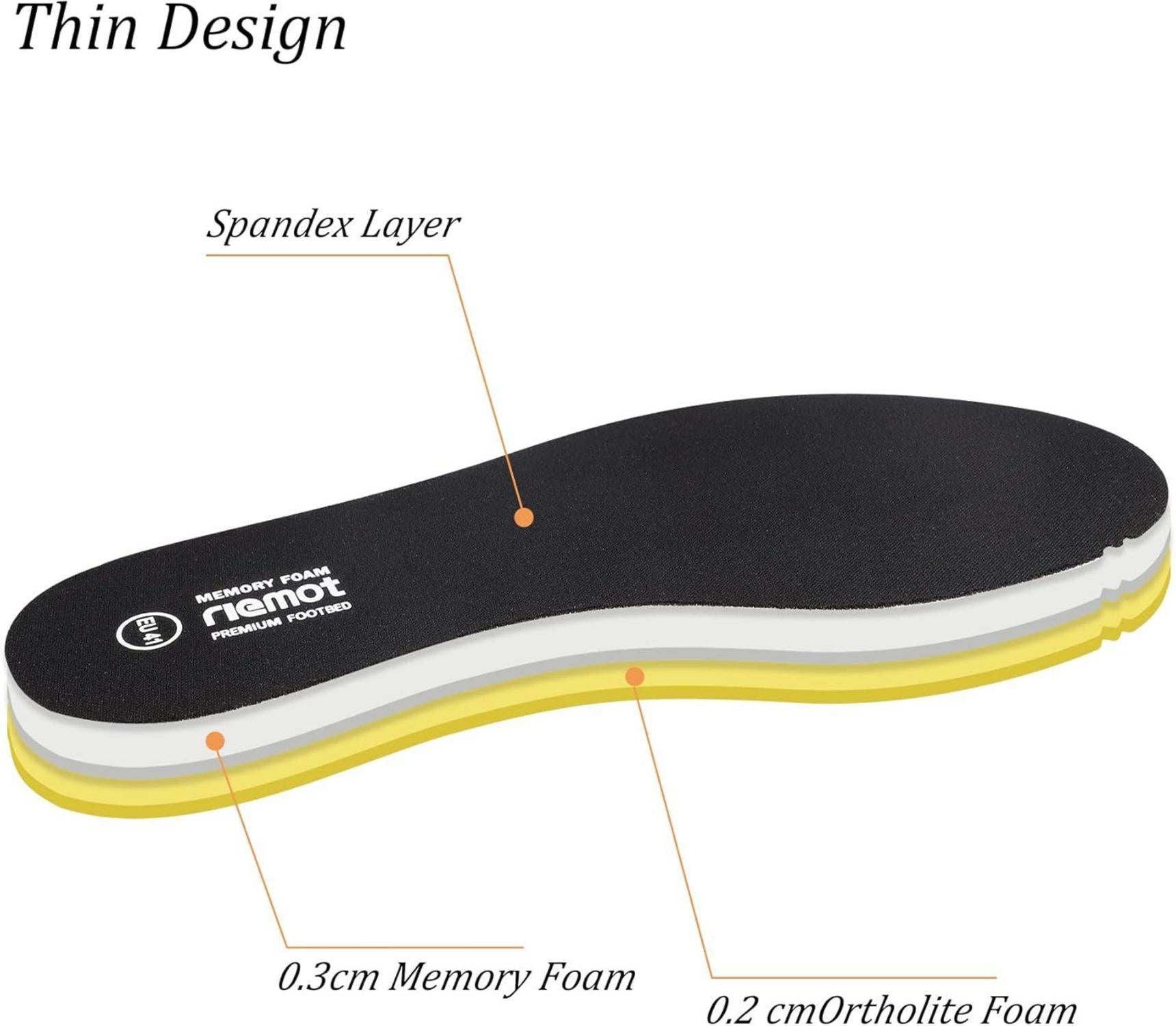 Memory Foam Einlegesohlen für bequemen Halt und Komfort