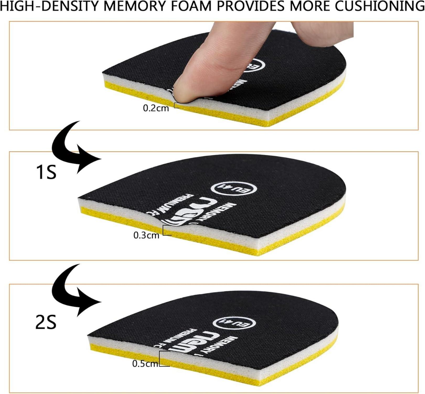 riemot Memory Foam Einlegesohlen für Damen Herren - Weiche Schuheinlagen für Schuhe Sneaker Stiefel - Größe 36-47