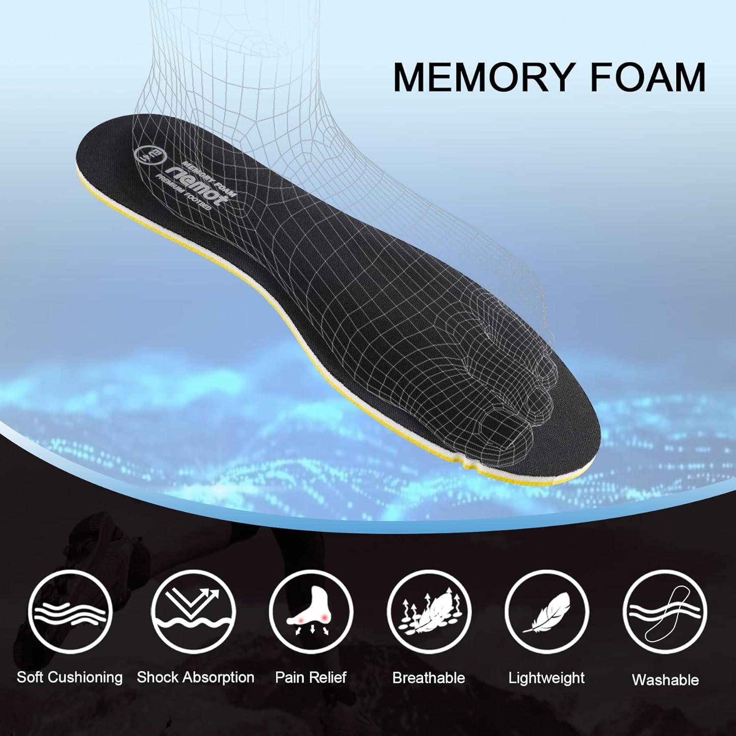 Memory Foam Einlegesohlen für Damen Herren - Weiche Sohlen Gr.36-47