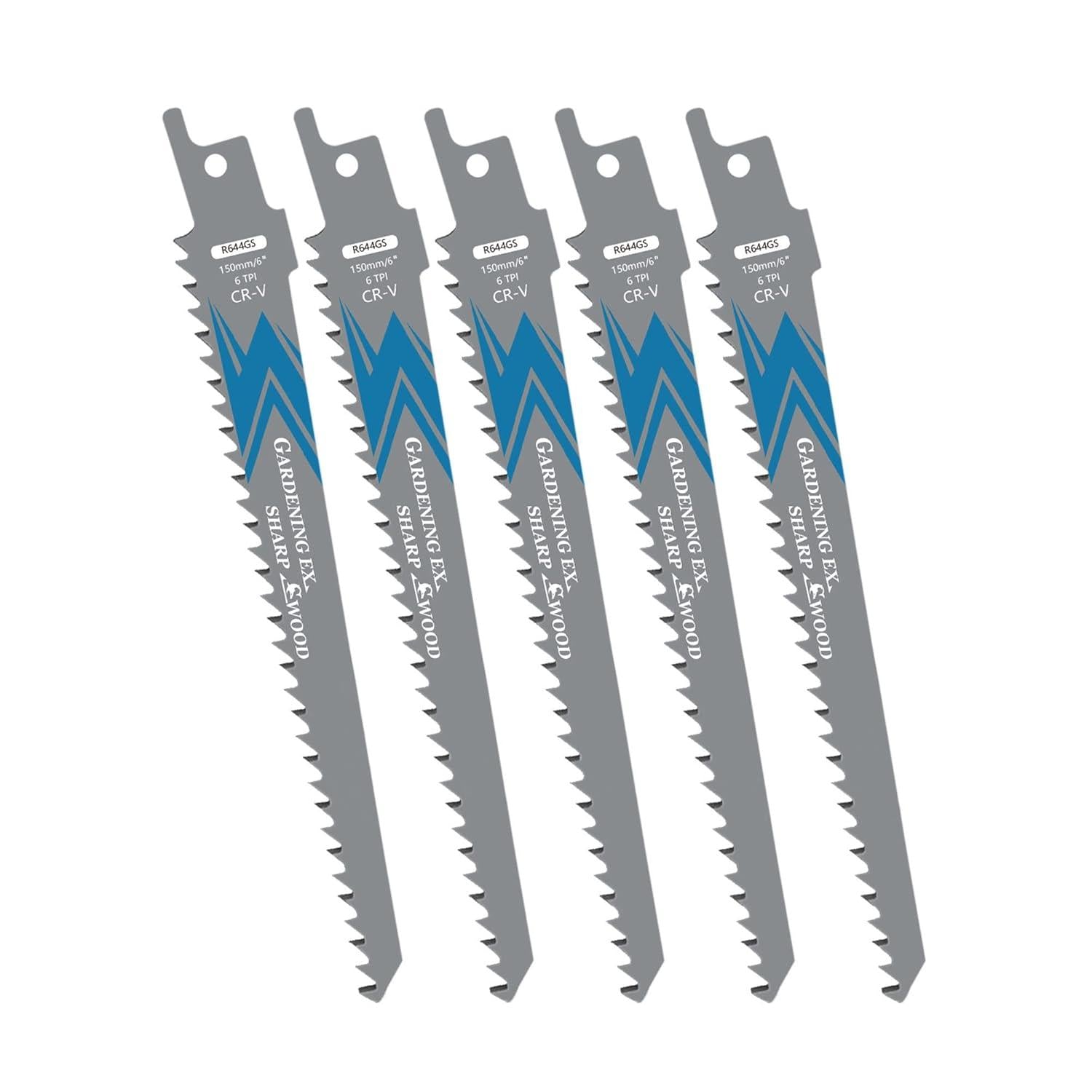 EZARC Säbelsägeblätter Set für Holz schnelle Schnitte 150mm 6TPI