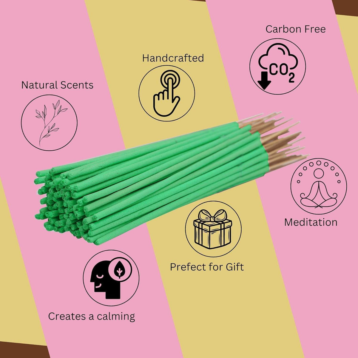 Bio-Räucherstäbchen Citronella 25 Stück | Naturduft & Entspannung