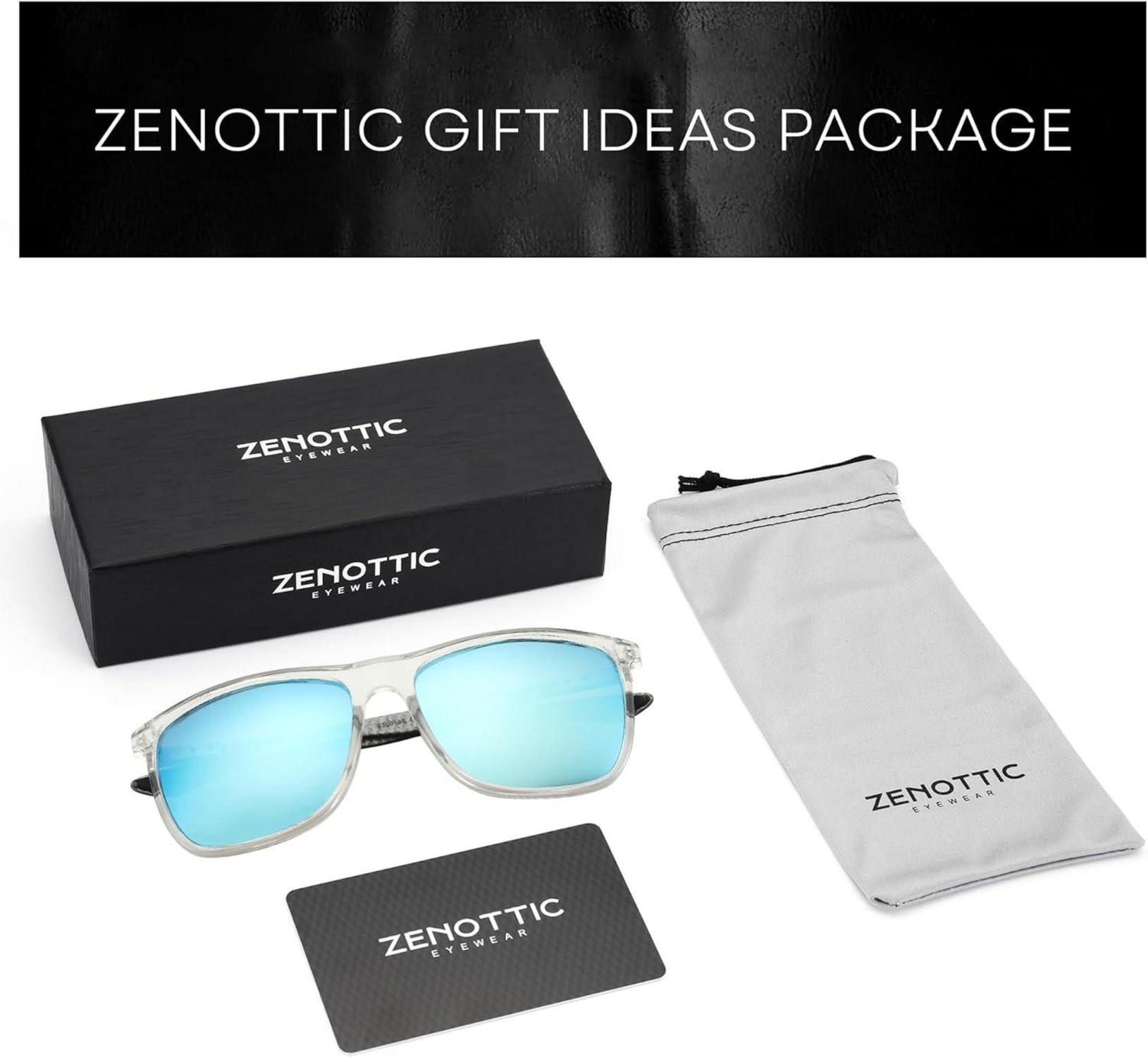 Polarisierte Sonnenbrille Herren Kohlefaser Quadratisch Fahren Angeln