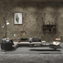 Graue Selbstklebende Tapete Betonoptik 80x400 cm