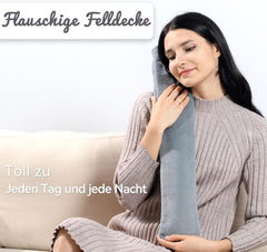 Samply Lange Wärmflasche mit Fellbezug Grau 2 l Kaufland