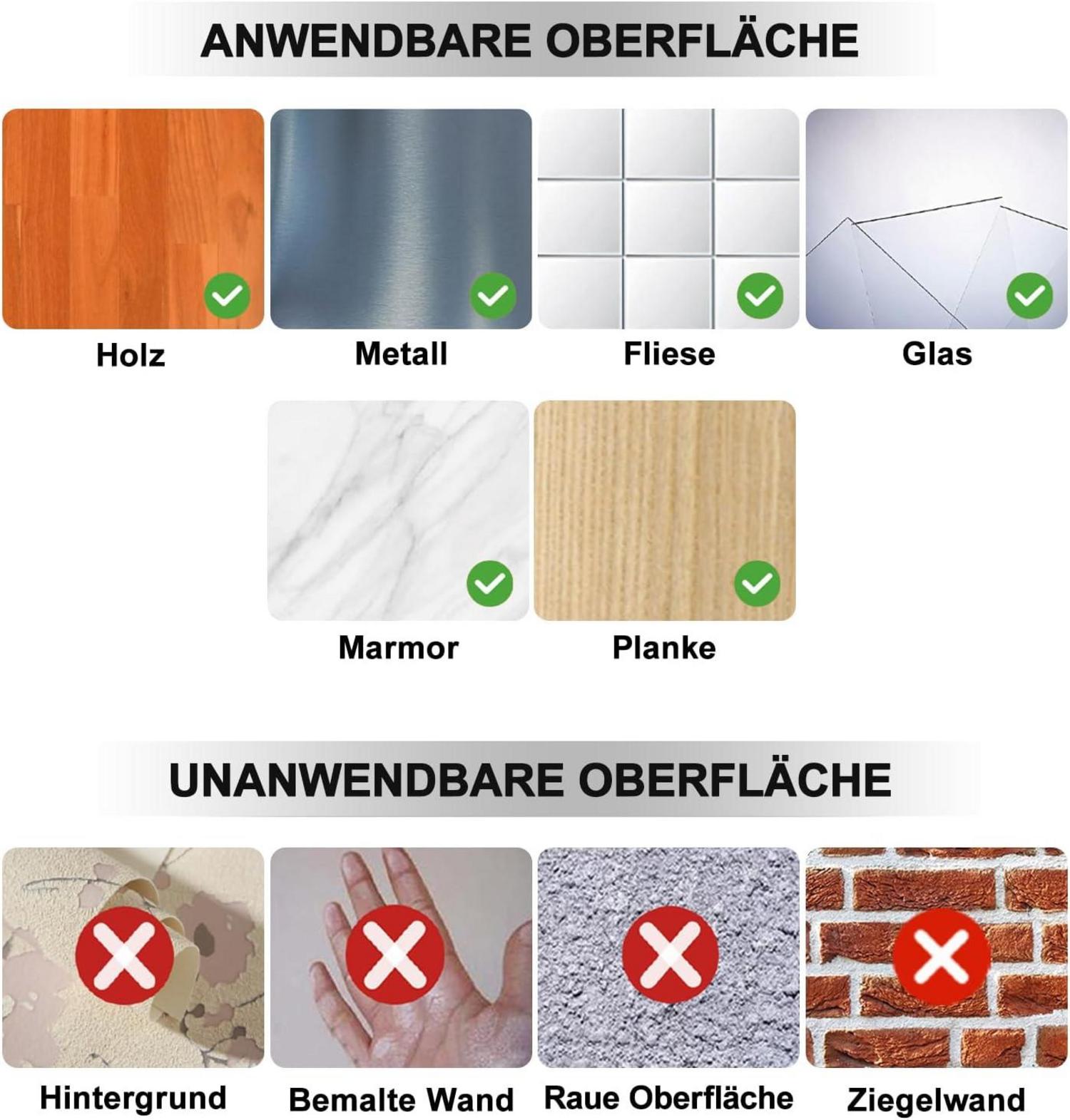 Küchenrollenhalter mattschwarz Edelstahl Wandmontage unter dem Schrank