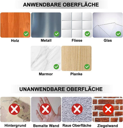 Küchenrollenhalter mattschwarz Edelstahl Wandmontage unter dem Schrank