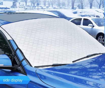 Roysmart Frontscheibenabdeckung magnetisch 190 x 100cm, Winterabdeckung für Auto