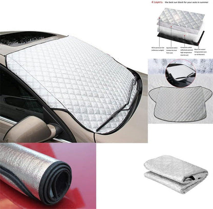 Frontscheibenabdeckung Magnet Auto Schnee Frost Eisschutz 190x100cm