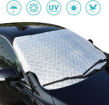 Frontscheibenabdeckung Auto Magnet Faltbar Winterabdeckung 190x100cm