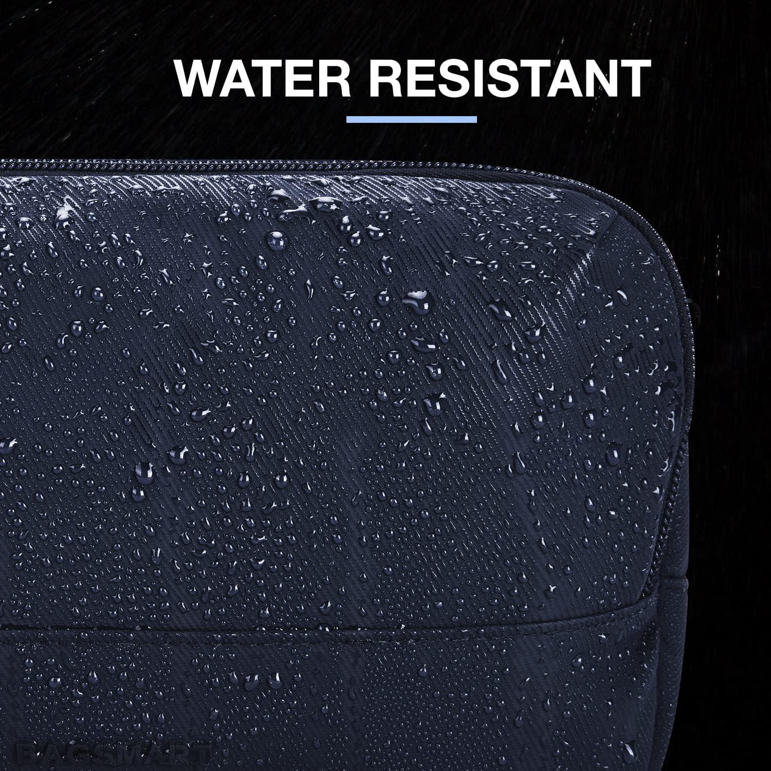 Herren Reise Kulturtasche, Wasserabweisendes Dopp Kit, Leichte Rasiertasche, Blau