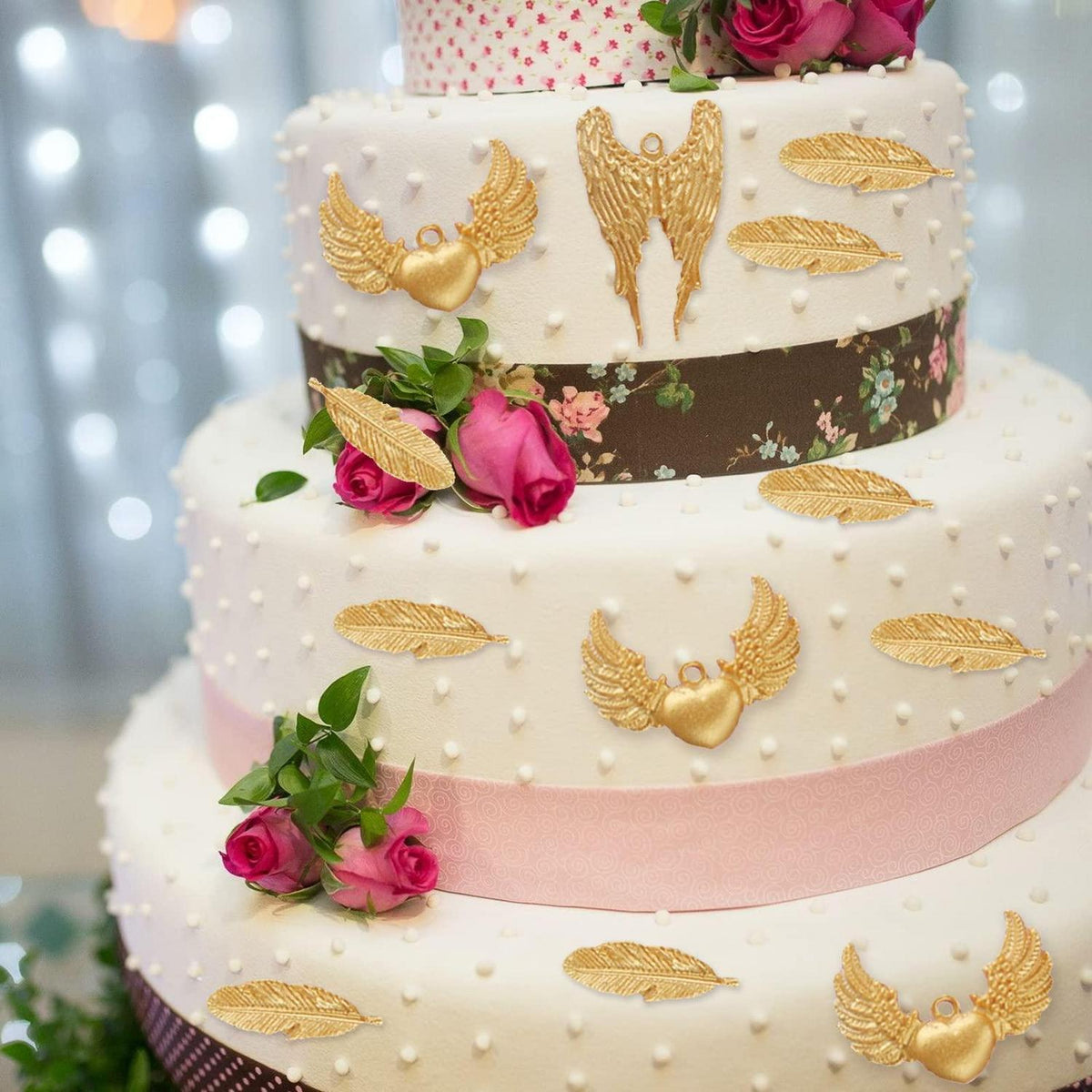 2x Feder Fondant Silikonform für Kuchen & Dessertdekoration
