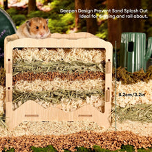 Große Transparente Hamster Grabbox - Acryl Sandbad