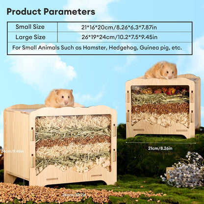 Große Hamster Grabbox und Sandbad Behälter Hamster Rennmäuse