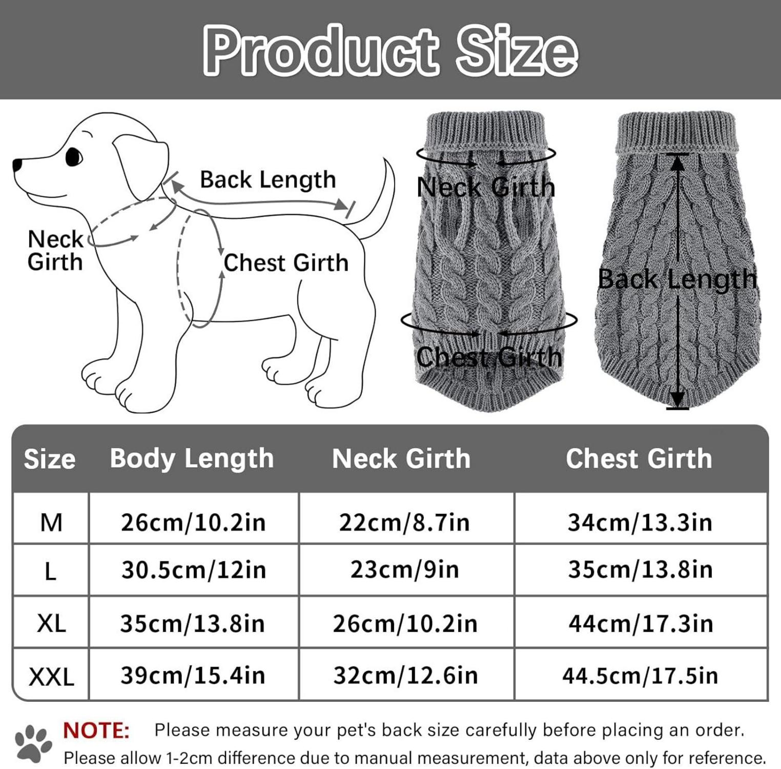 Hundepullover Winter Warm Kleine Hunde Rollkragen