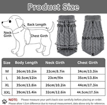FWLWTWSS Hundepullover Winter Warmer Strickpullover für