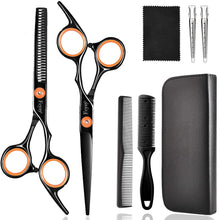 Professionelle Haarschneideschere Effilierschere Set Kit