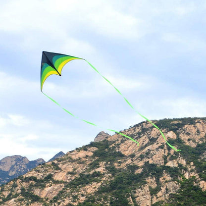Delta Drachen Flugdrachen für Kinder und Erwachsene, 60'', Grün