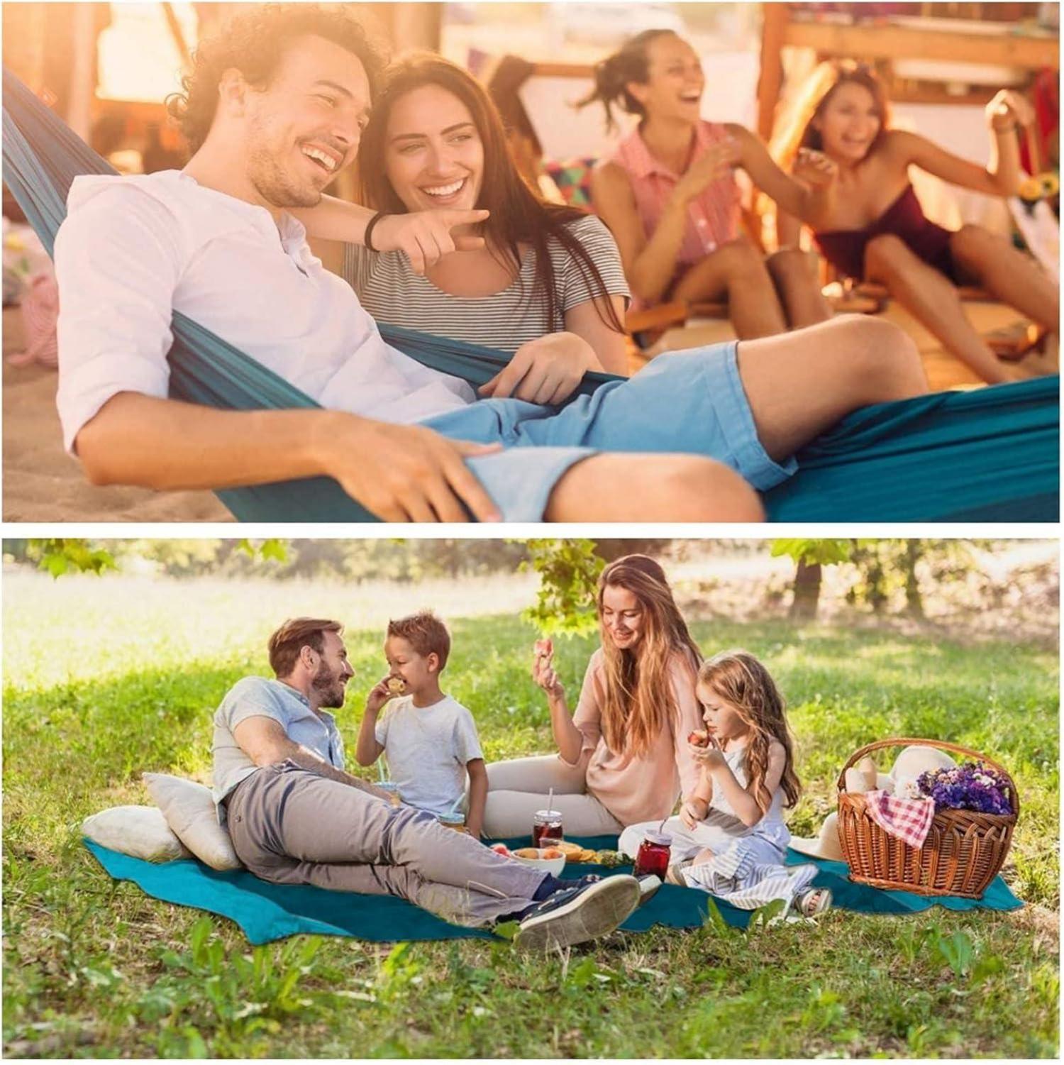 Camping Hängematte 2 Personen Outdoor Ultraleicht Tragbar 300x200cm