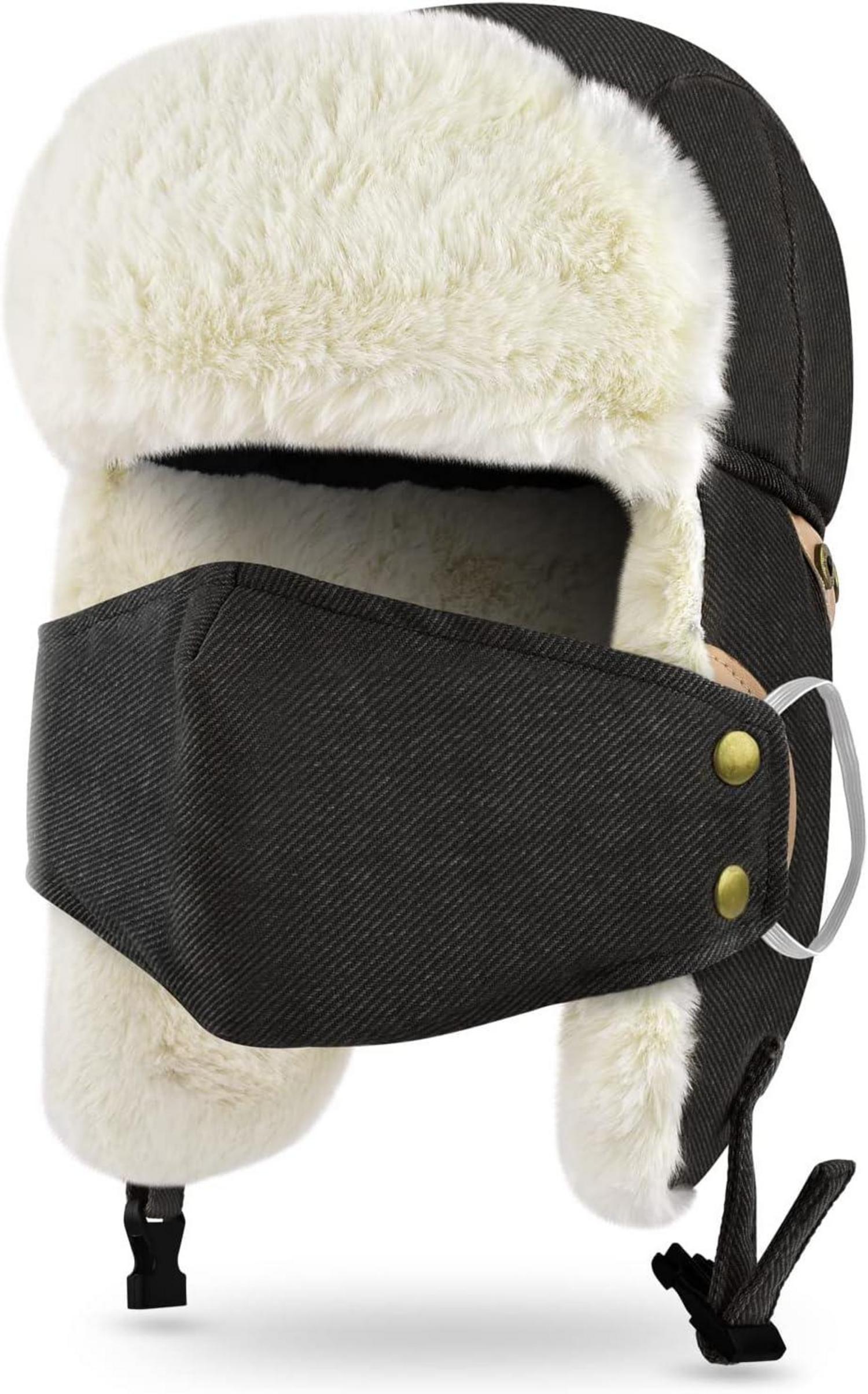 Winter Trooper Trappermütze winddichte Maske Skifahren Snowboarden