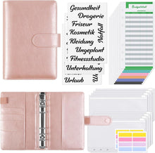 Budget Binder A6 Ringbuch Geldumschläge 12 Budgetbogen Geschenke