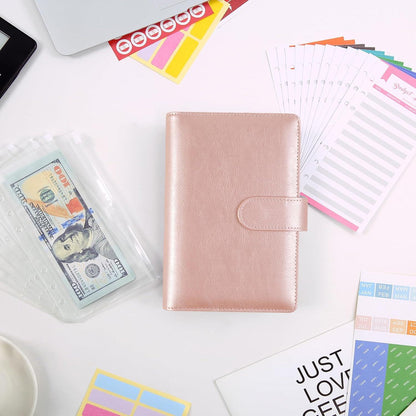 Budget Binder A6 Ringbuch Geldumschlag 12 Budgetbogen für