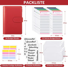 Budget Binder A6 Ringbuch Geld Sparen Mappe Budget Planner
