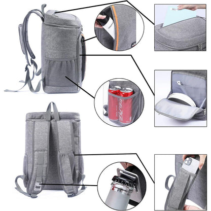 26L Kühlrucksack – Isoliert für Picknick, Wandern & Camping – Blau