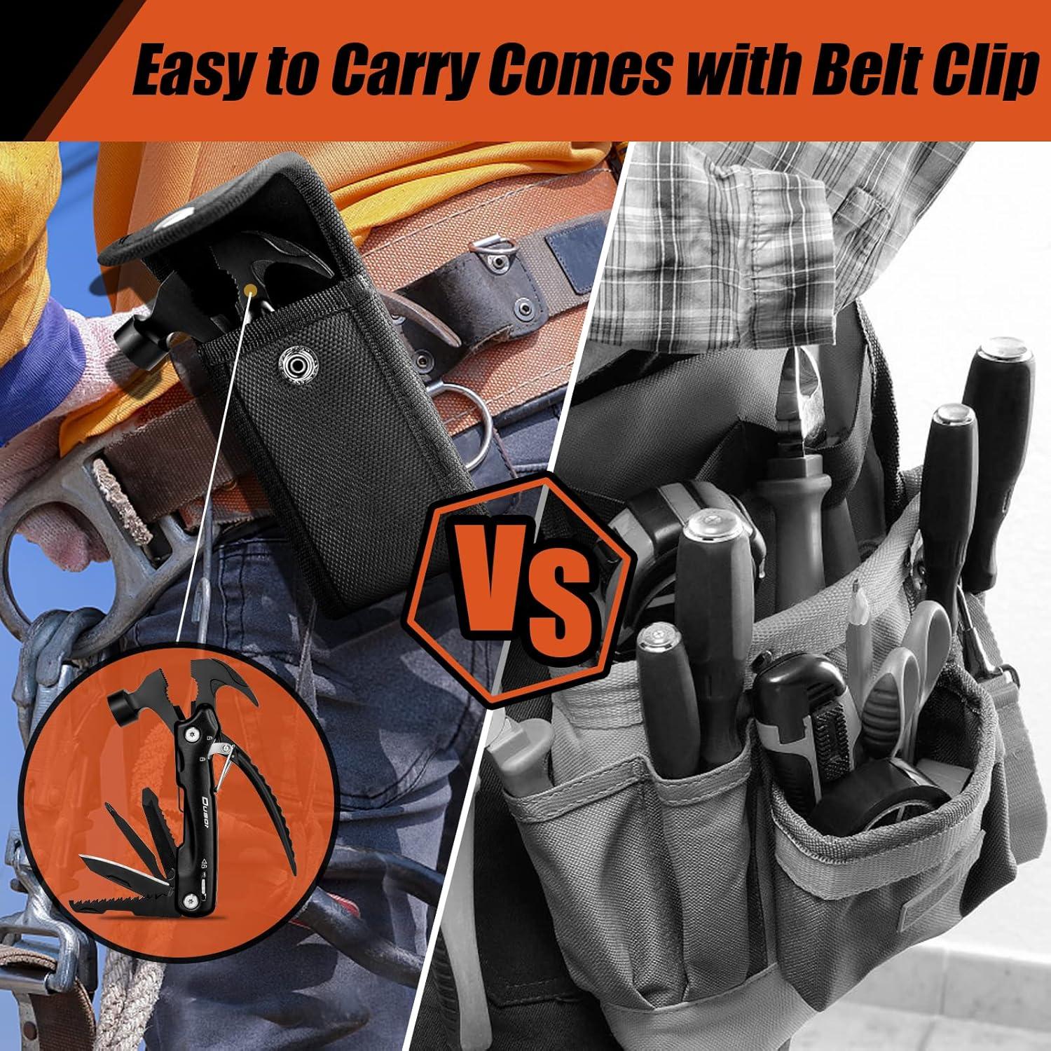 Multitool Hammer Geschenk Männer 12-in-1 Werkzeug Adventskalender