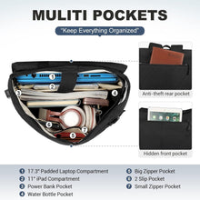 LOVEVOOK Rucksack Damen 17 Zoll Laptop Diebstahlsicherung