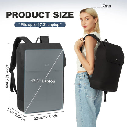 Rucksack Damen 17 Zoll Laptop Diebstahlsicherung Wasserdicht