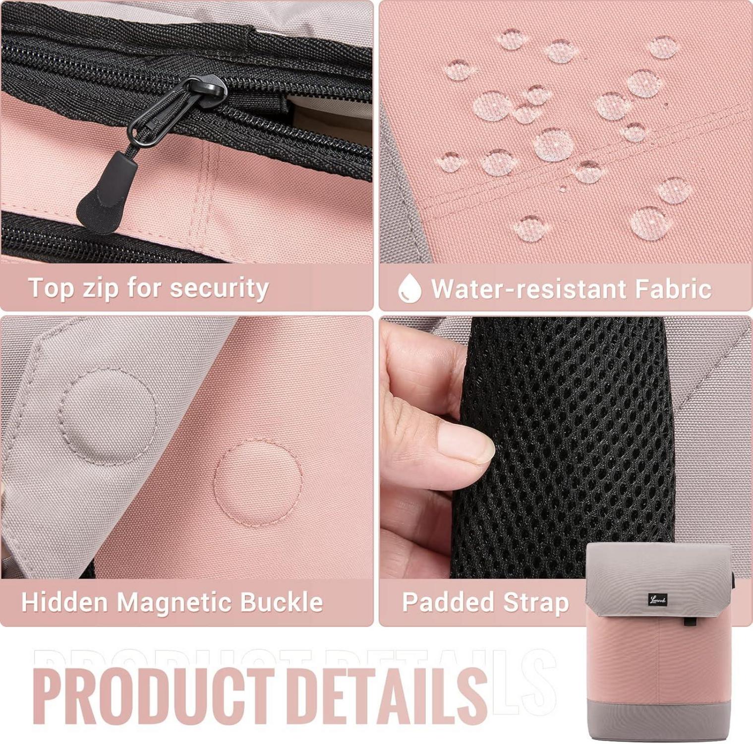 Schulrucksack für Teenager Mädchen mit Laptopfach, Diebstahlsicherung