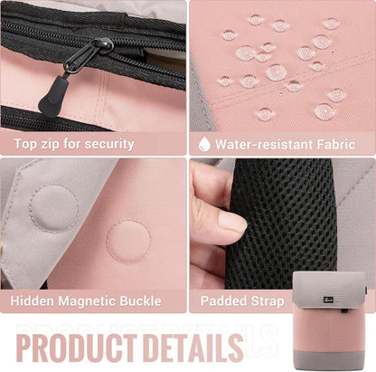 Schulrucksack für Teenager Mädchen mit Laptopfach, Diebstahlsicherung